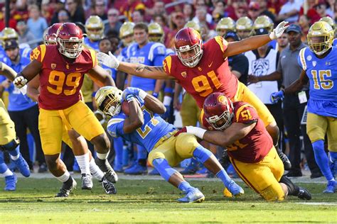 18 usc football|usc defensive end.